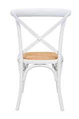 фото Стул ретро Cross Back White