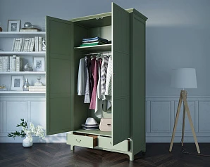 красивый Двухстворчатый шкаф "Olivia"  арт GA2004 в интернет-магазине