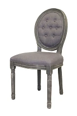 Дизайнерский обеденный стул модерн Volker Button Grey на заказ