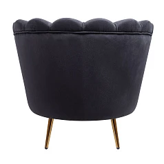 Низкое кресло ракушка Pearl Black на заказ в интернет-магазине