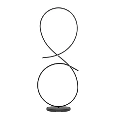 901271 Светод торшер SERPINS, 20W(LED), алюминий, сталь, черный, пластик, белый, 3000K, 2500lm на заказ в интернет-магазине