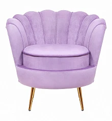 Низкое кресло ракушка Pearl Purple на заказ