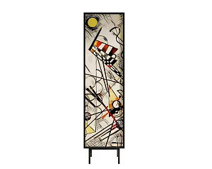 красивый Шкаф c одной дверкой "Emerson" by Kandinsky арт EM101/Print_01 в интернет-магазине