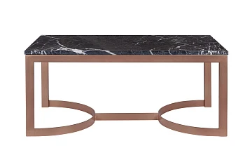 Журнальный столик прямоугольный Aron Marble-Cu в интернет-магазине