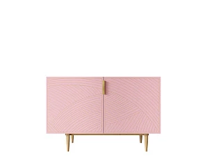 купить красивый Комод с двумя дверками "Line" LN01/GR1/pink