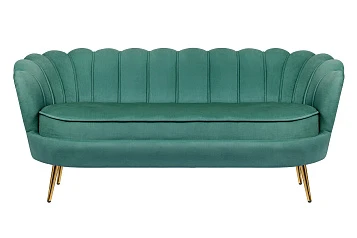 заказать Диван ракушка для гостиниц Pearl Triple Green V2 в интернет-магазине