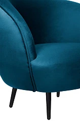 Мягкое кресло Small Benee Izumrud на черных ножках в интернет-магазине