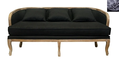 Диван ретро Nora серый в интернет-магазине