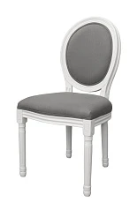 Дизайнерский обеденный стул модерн Volker Grey and White в интерьере