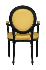 купить стильный Мягкий стул с подлокотниками Delo Kora Arm Yellow