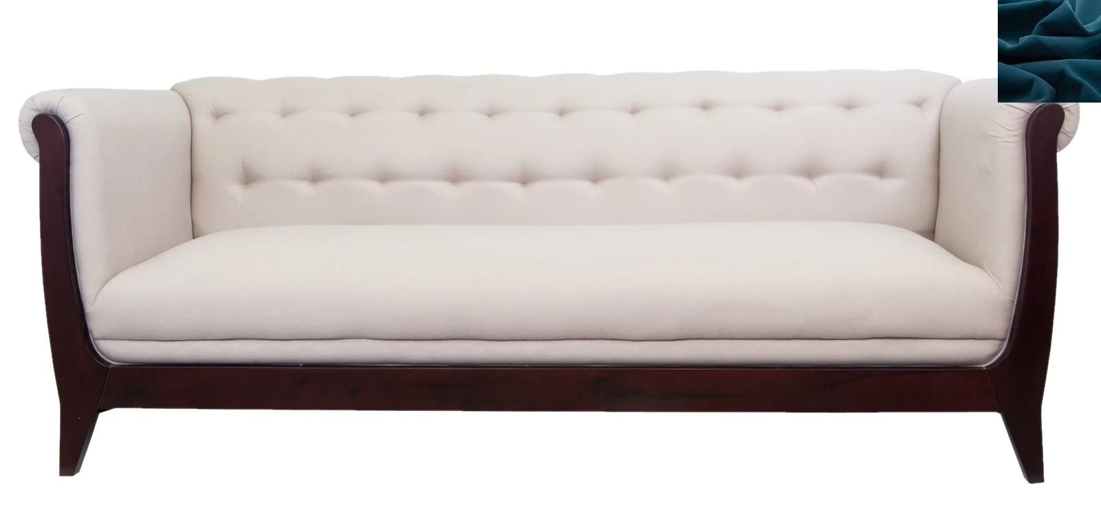 заказать Классический диван Delvin синий