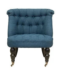 купить Низкое кресло каминное Aviana Indigo синий