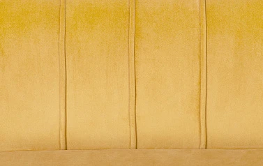 заказать Дизайнерский диван Pearl Triple Yellow на черных ножках