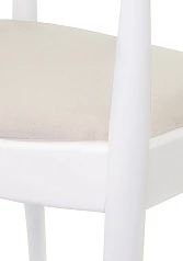 стильный Мягкий стул с подлокотниками Carlo White на заказ