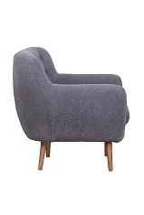красивое Низкое кресло Fuller Grey Boucle