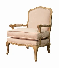 красивое Мягкое полукресло с подлокотниками Nitro Beige Velvet в интернет-магазине