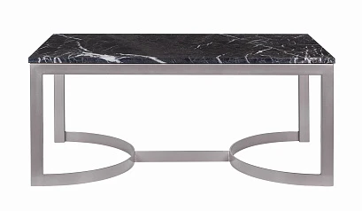 фото Журнальный столик прямоугольный Aron Marble-Gy в интерьере