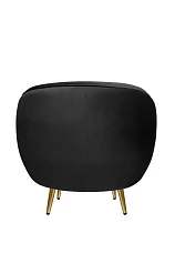 Мягкое кресло Small Benee Black в интерьере