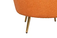 красивое Низкое кресло Pearl Orange Boucle в интернет-магазине