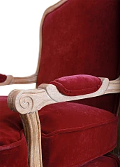 красивое Полукресло модерн Nitro цвет бордовый