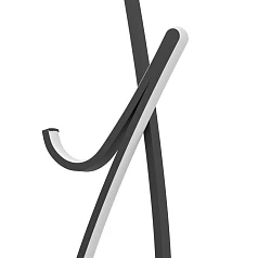 902349 Светодиодный торшер с регулировкой цветовой температуры CARDONCITO, 20W(LED), 2700K, 4000K, 6500K, 2400lm, сталь, черный, белый в интернет-магазине