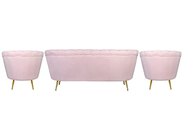 купить Комплект кресел и дивана ракушка Pearl Triple Pink V2
