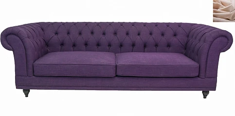 Диван мягкий арт-деко Neylan Purple бежевый в интернет-магазине