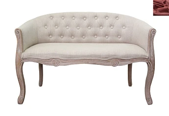 купить красивый Дизайнерский двухместный диван Kandy Double Mocca цвет красный