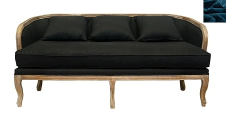 купить стильный Диван ретро синий Nora в интернет-магазине