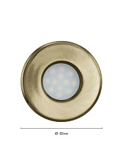 купить 93217 Светодиодный точечный светильник встраиваемый IGOA