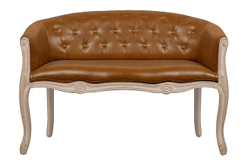 Двухместный дизайнерский диван Kandy Double Brown