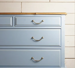 купить красивые Комод «Leontina Blue» на 4 ящика арт ST9315B