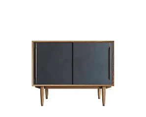 фото Комод "Bruni Black" две дверки арт BR25Black