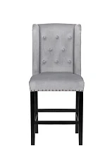 Дизайнерский полубарный стул Skipton Average Grey Velvet в интернет-магазине