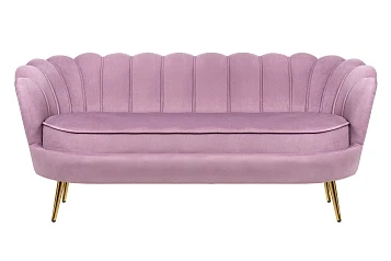 Диван ракушка Pearl Triple Pink в интерьере