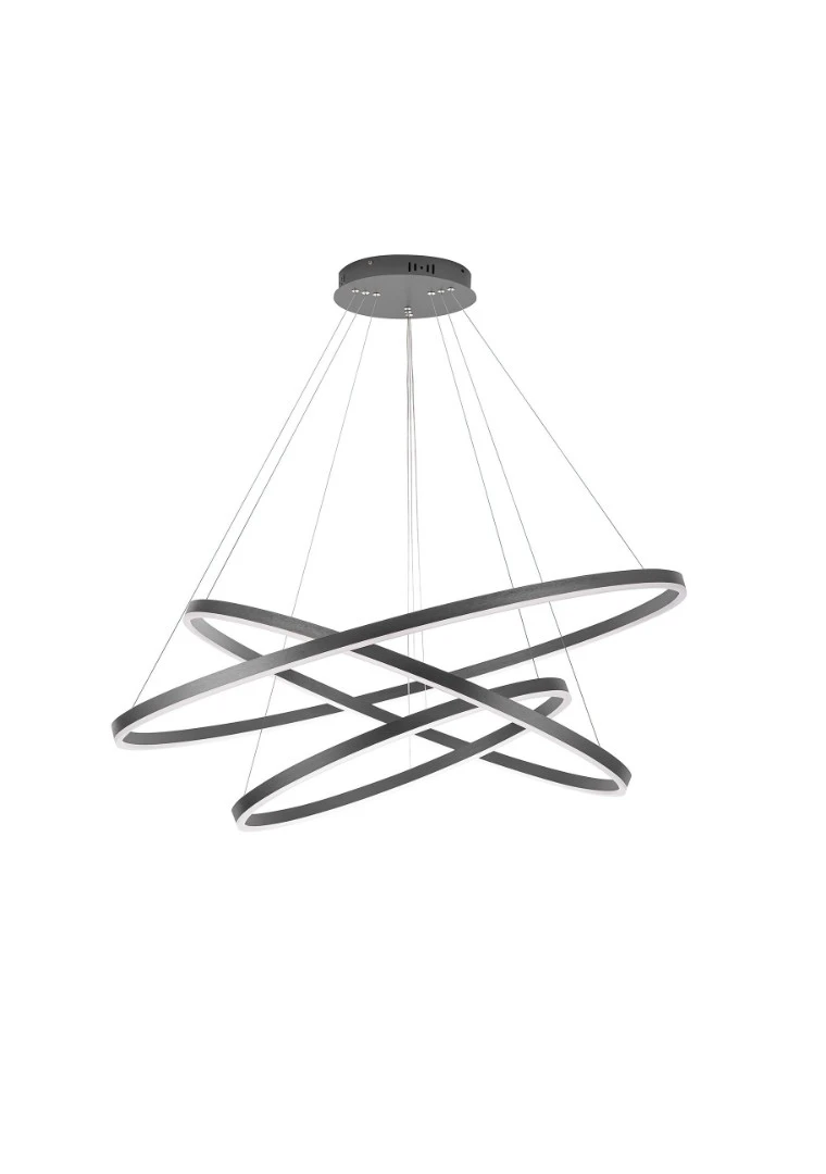 заказать стильные Люстра Orblaze 3 rings 600 black