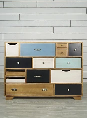 купить Комод «Aquarelle Birch» 14 ящиков арт RE-13ETG/4 в интернет-магазине