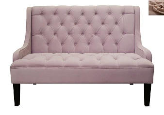 Американский диван Sommet Violet коричневый в интерьере