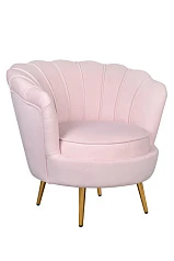 купить стильное Низкое кресло ракушка Pearl розовый V2 в интернет-магазине