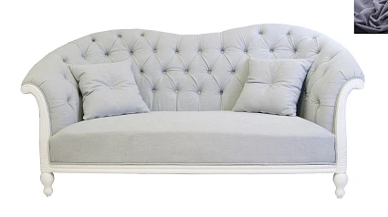 купить Французский диван для гостиниц Velina цвет серый в интернет-магазине