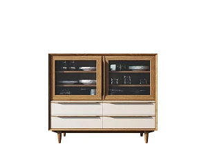 купить стильный Буфет "Bruni white" низкий арт BR34WH в интернет-магазине