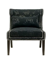 красивое Мягкое полукресло с подлокотниками Suza Black в интернет-магазине