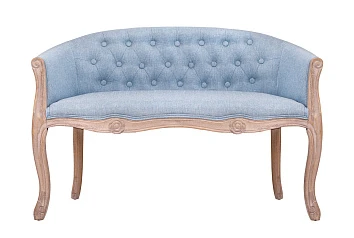 Дизайнерский двухместный диван Kandy Double Light Blue на заказ