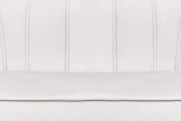 Диван ракушка Pearl Double Beige на черных ножках
