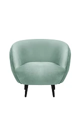 Мягкое кресло Small Benee Green на черных ножках