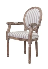 купить красивый Мягкий стул с подлокотниками Volker Arm Pinstripe