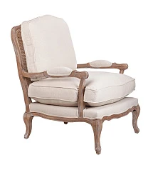 заказать Мягкое полукресло с подлокотниками Niro Rattan Beige в интернет-магазине