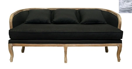 купить Диван в стиле ретро Nora светло-серый в интернет-магазине