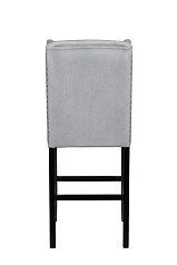 фото Дизайнерский барный стул Skipton Grey Velvet в интерьере