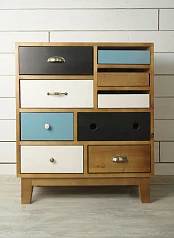красивый Комод «Aquarelle Birch» 9 ящиков арт RE-18ETG/4